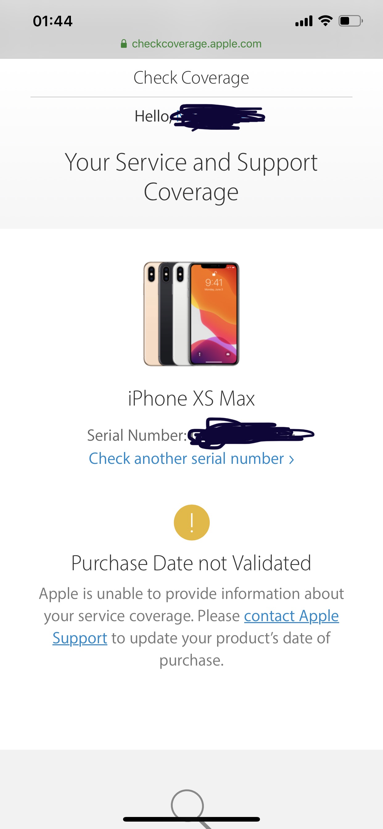 Purchase Date Not Validated là gì?