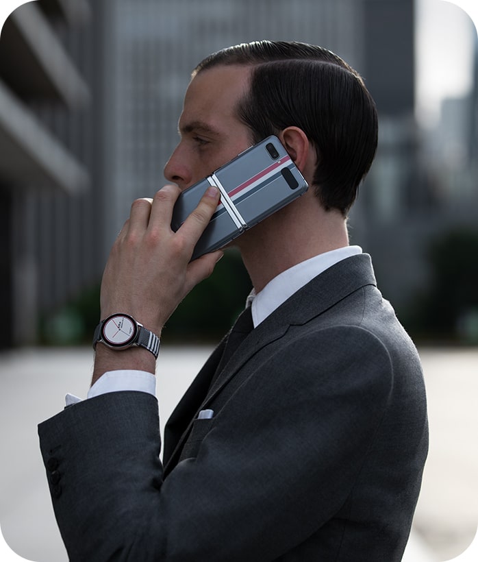 Đây là Galaxy Z Flip phiên bản Thom Browne