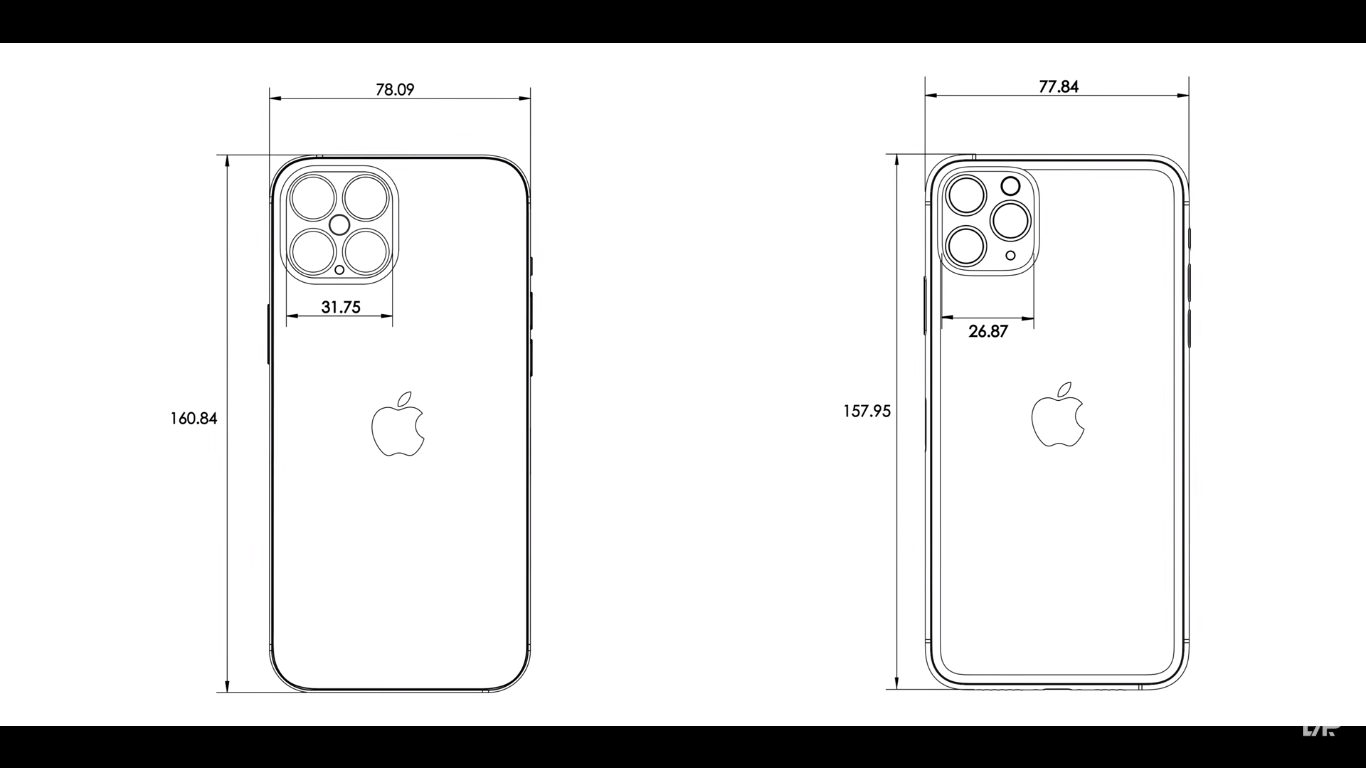 Lộ thiết kế được cho là iPhone 12 Pro Max Notch nhỏ hơn mỏng hơn camera  lồi hơn