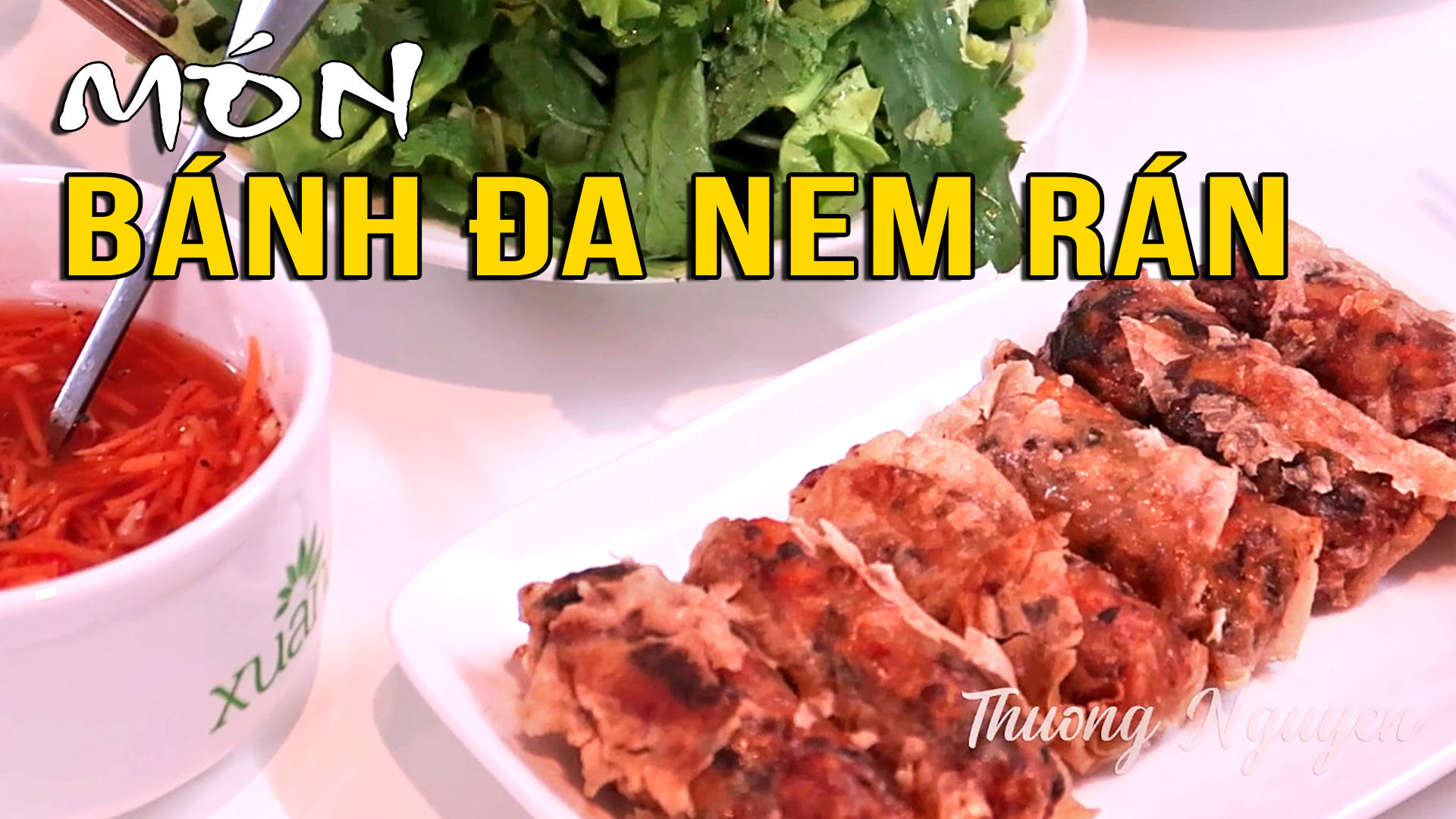 Món Bánh đa nem(Chả Giò) ăn kèm Bún với rau sống thì tuyệt vời luôn ...