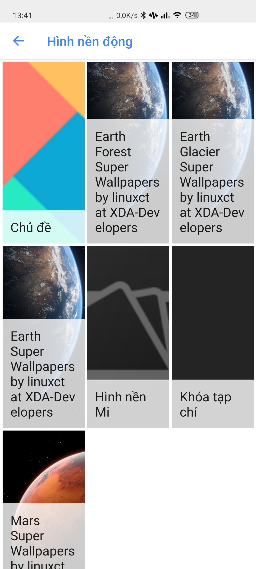 Cách cài và xóa siêu hình nền Super Wallpaper cho Android