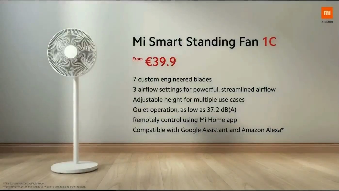 Xiaomi mi smart standing fan 1c обзор