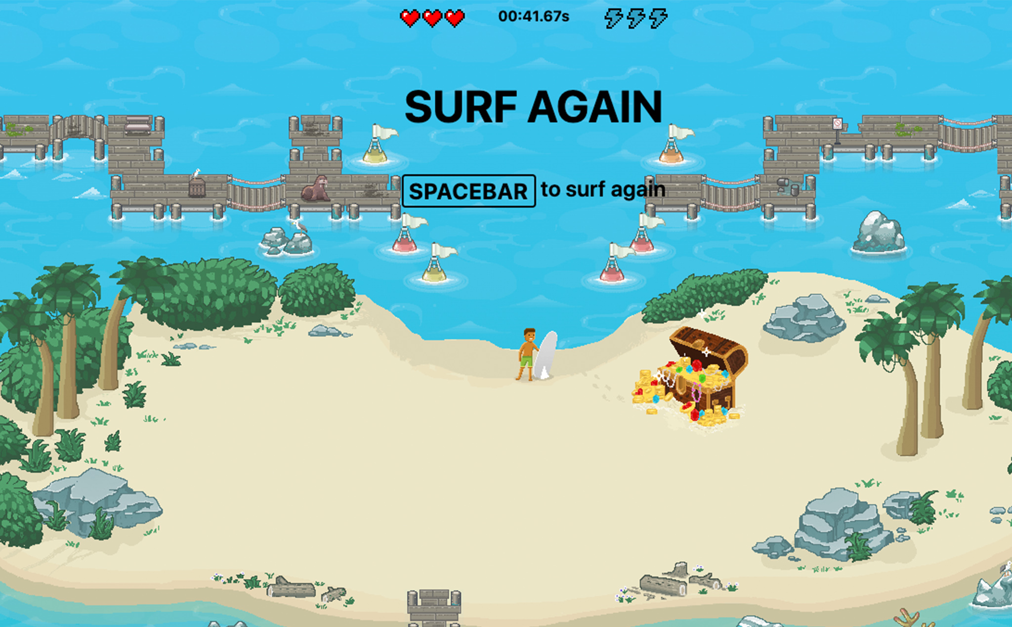 Mời anh em chơi thử game Surf chính thức trên Microsoft Edge | Viết bởi  Trưởng Anh