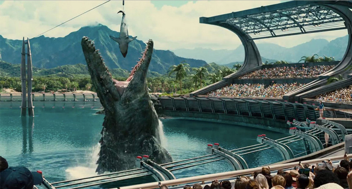 Mô hình khủng long Mosasaurus WDragon Jurassic World tỉ lệ 135