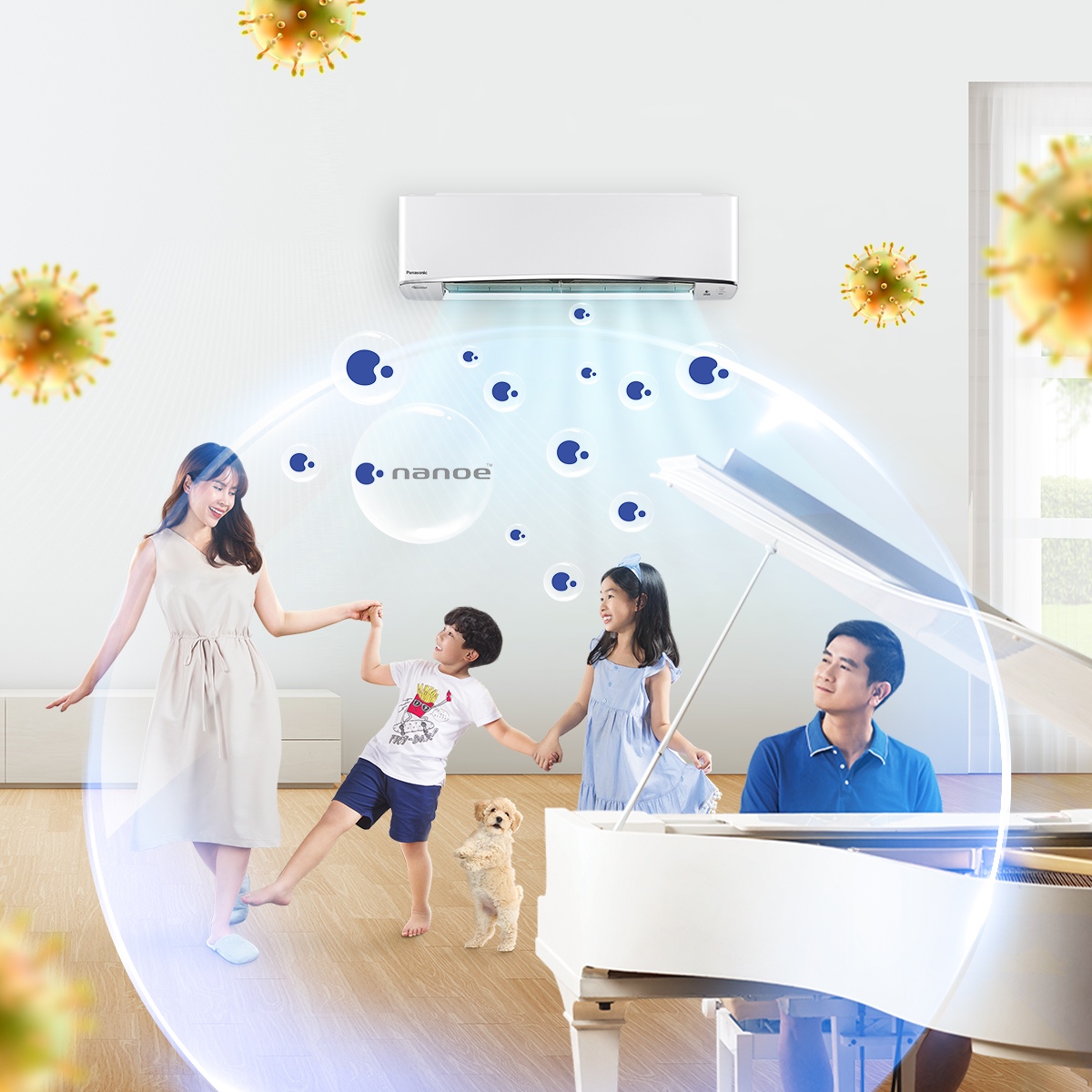 Điều hòa nào phù hợp với người bị dị ứng phấn hoa?