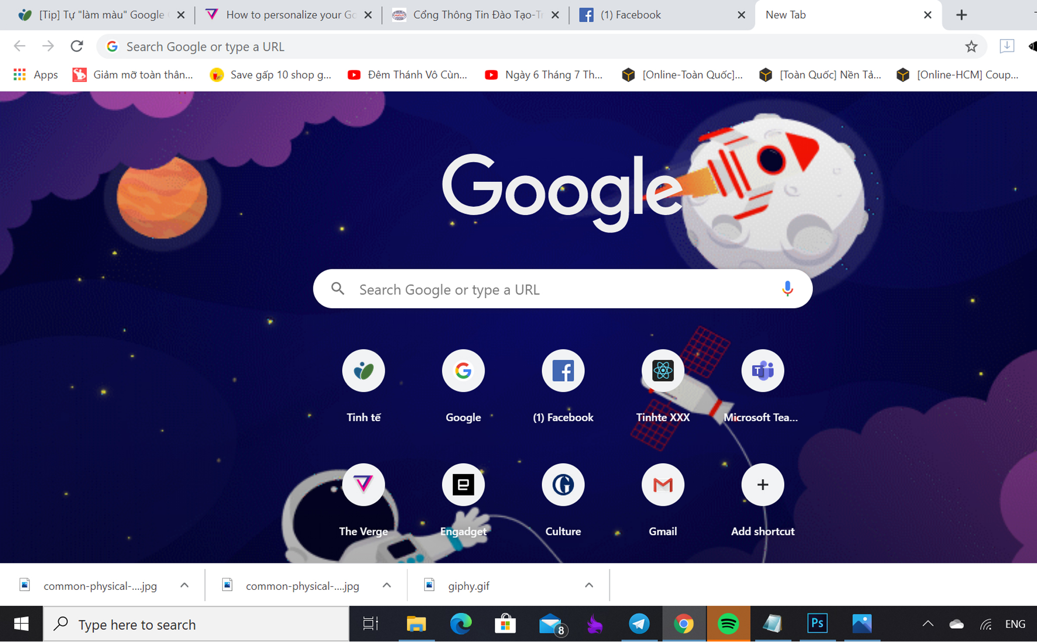 Cách thay đổi hình nền cho trình duyệt Chrome