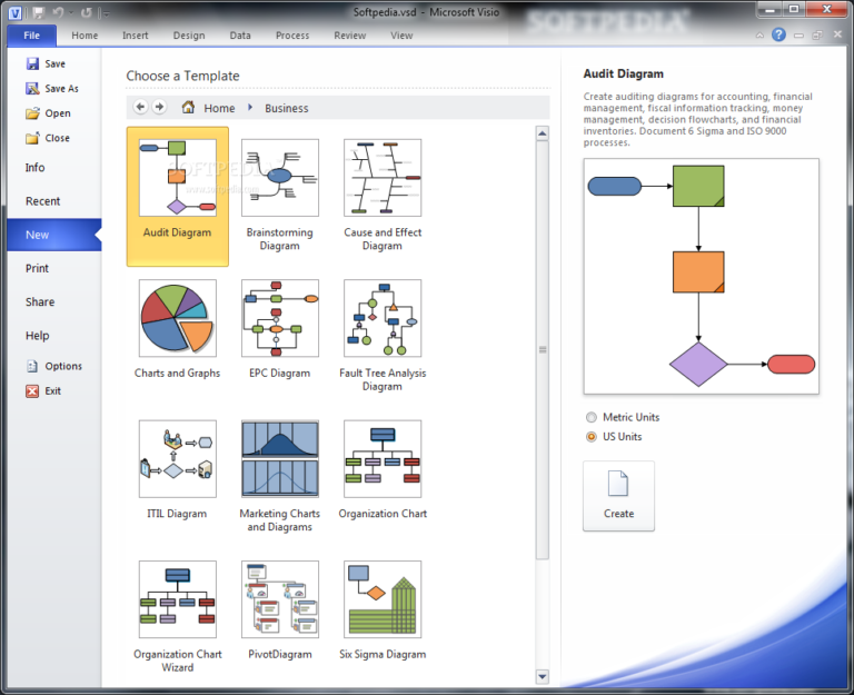 Tải Microsoft Visio Phần mềm vẽ sơ đồ tư duy thuật toán thông minh