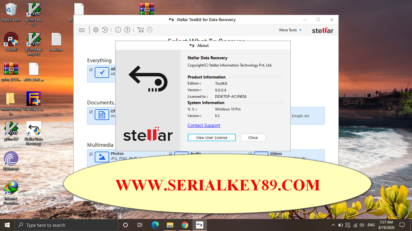 stellar data recovery 9 activation key