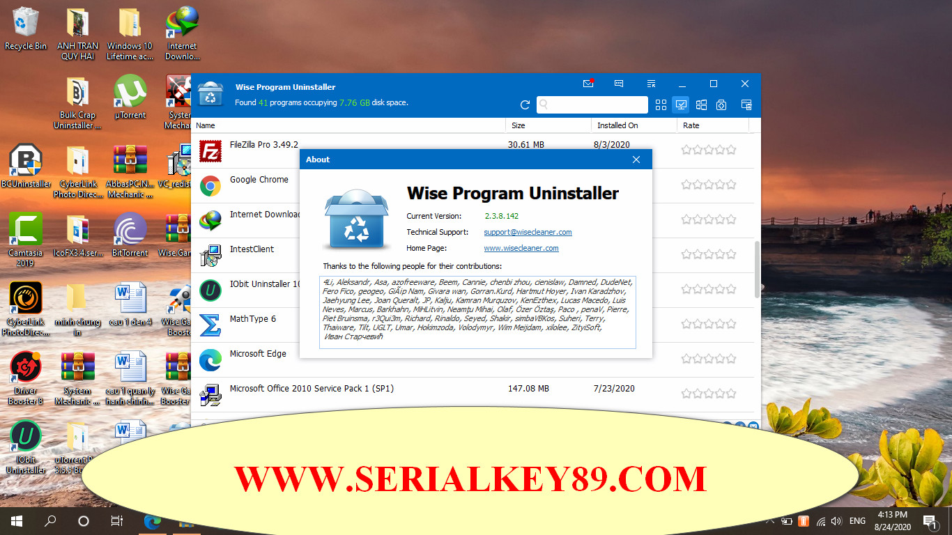 Wise Program Uninstaller 3.1.3.255 for mac download