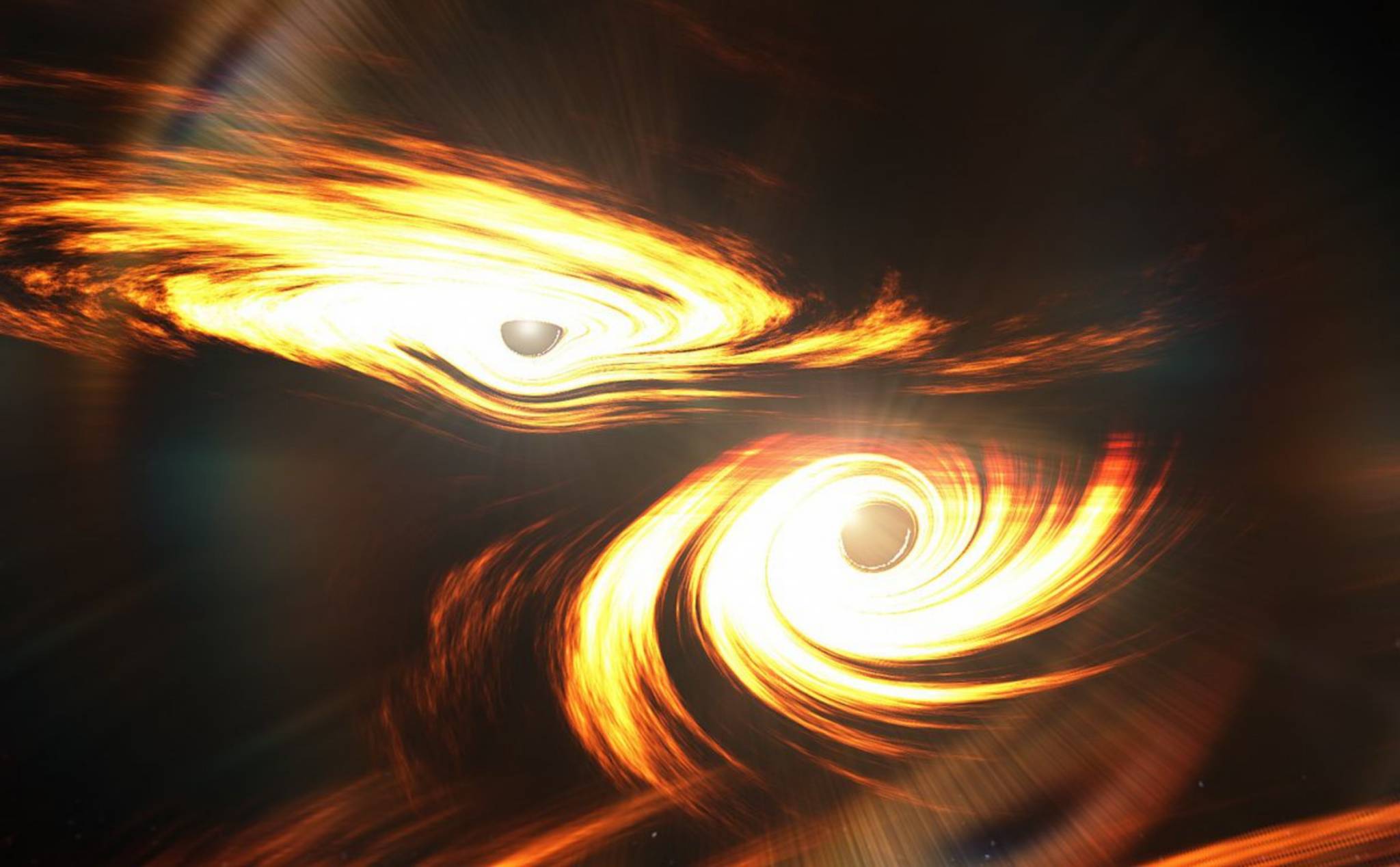 Hố đen: Bạn đã từng tò mò về những điều kì diệu của vũ trụ? Hãy cùng khám phá một bức tranh về những hố đen cực kì thú vị và bí ẩn. Bức ảnh đầy màu sắc chắc chắn sẽ khiến bạn kinh ngạc!