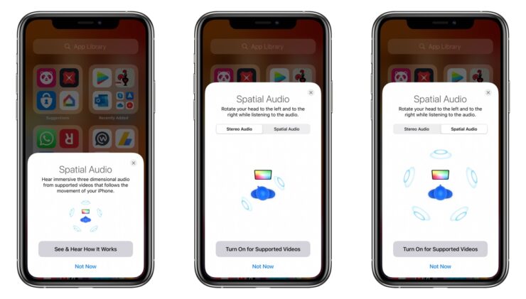Trải nghiệm âm thanh surround Spatial Audio với AirPods Pro trên iOS14 ...