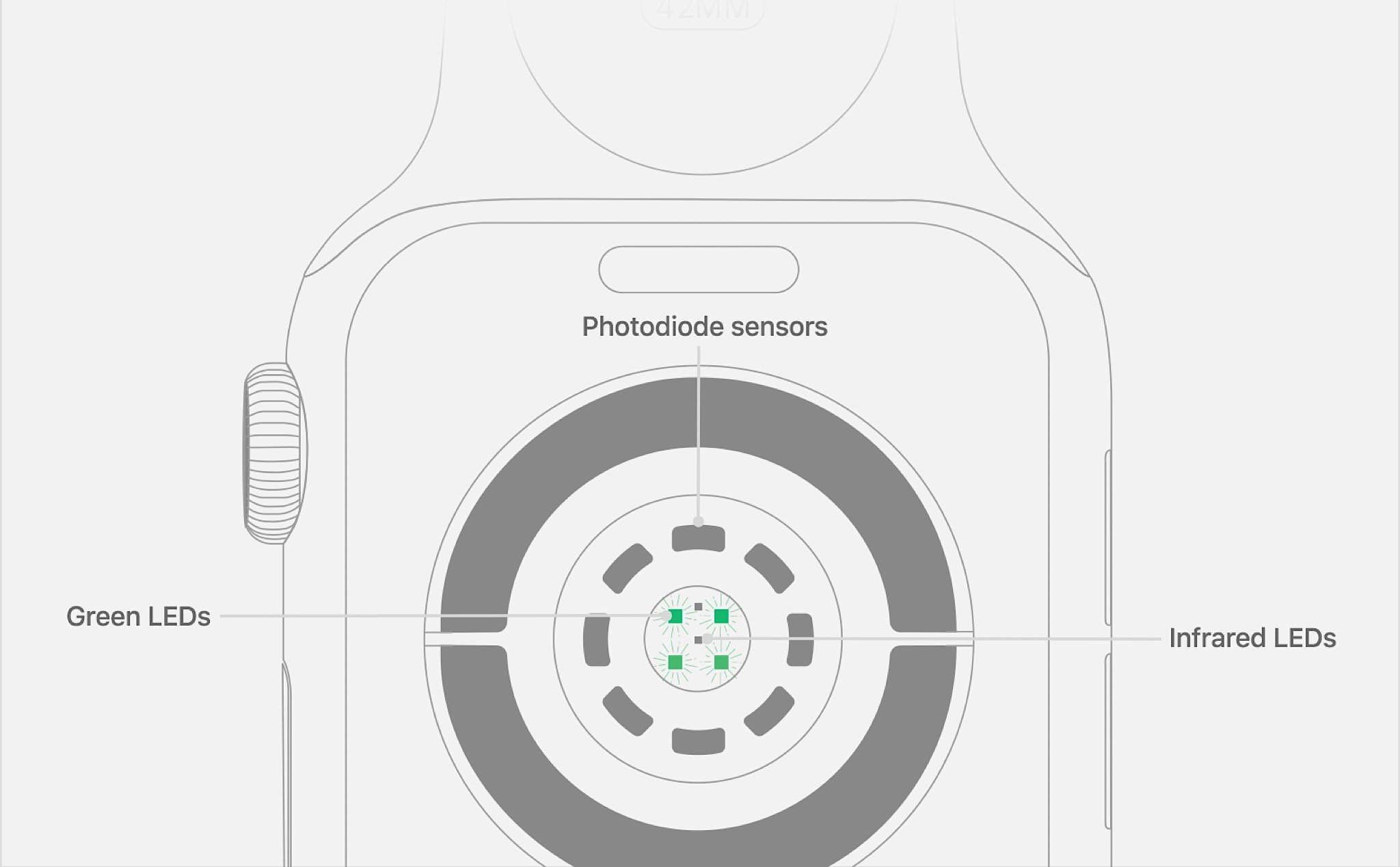 Cụm cảm biến nhịp tim trên Apple Watch đã thay đổi như thế nào qua 3 ...