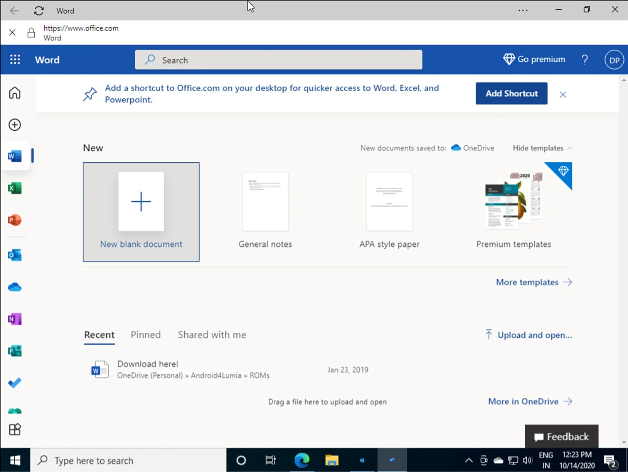 Microsoft đang tự động cài thêm bộ Office nền web qua Edge, tương tự như  Docs của Google Chrome