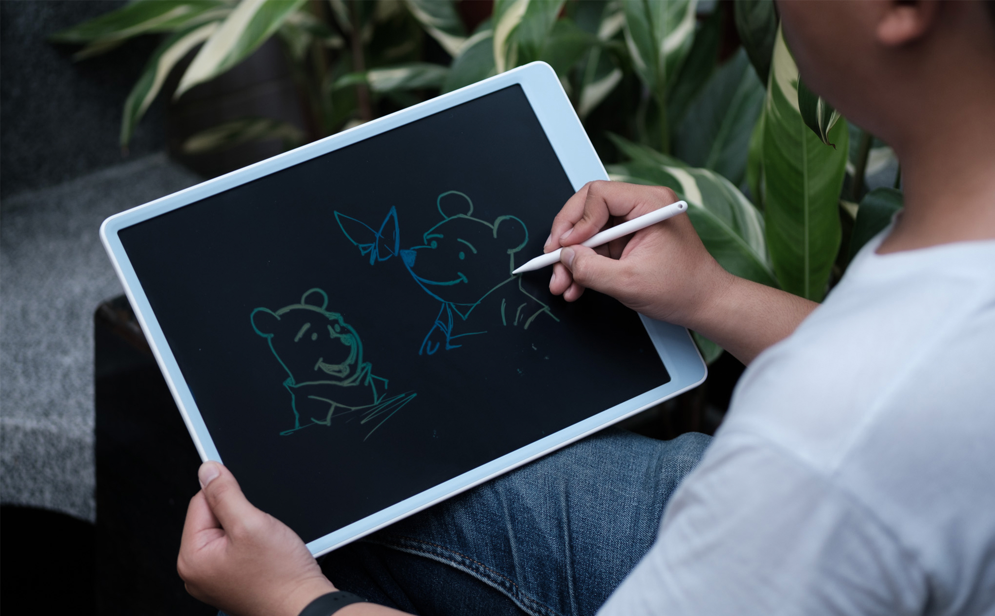 Bảng viết tự xóa LCD bảng vẽ điện tử thông minh tự động xóatăng tư duy  sáng tạo cho bé 105 inch Đồ chơi trẻ emCOSY Toys Danang