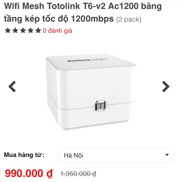 1 triệu cho 2 cục Mesh của Totolink thì có thơm không anh em?