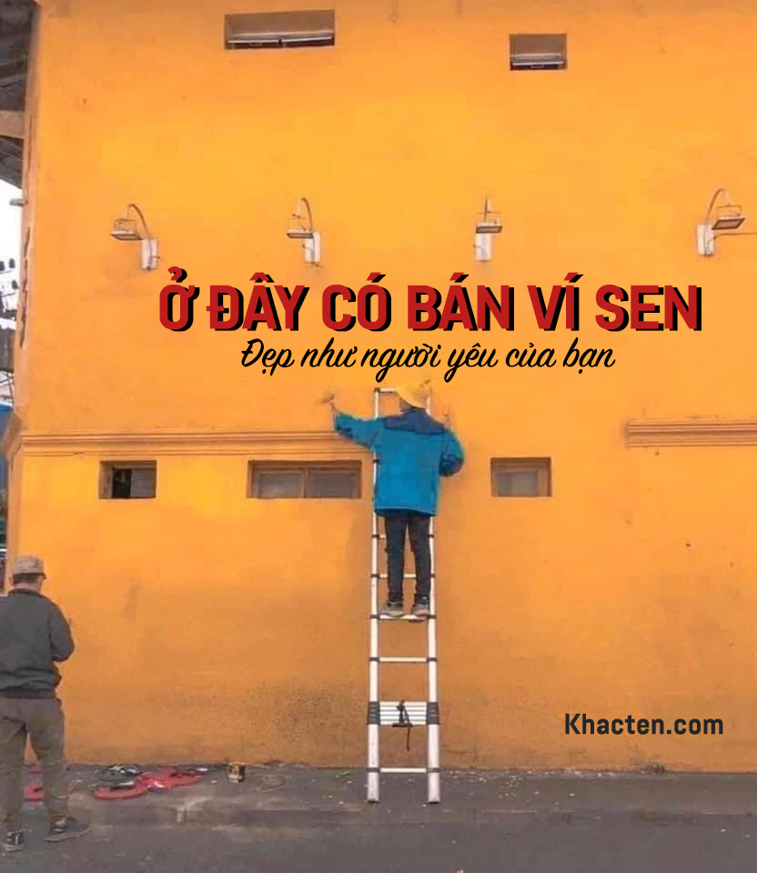 Ở đây có bán ví SEN đẹp như người yêu của bạn | Viết bởi Khắc Tên