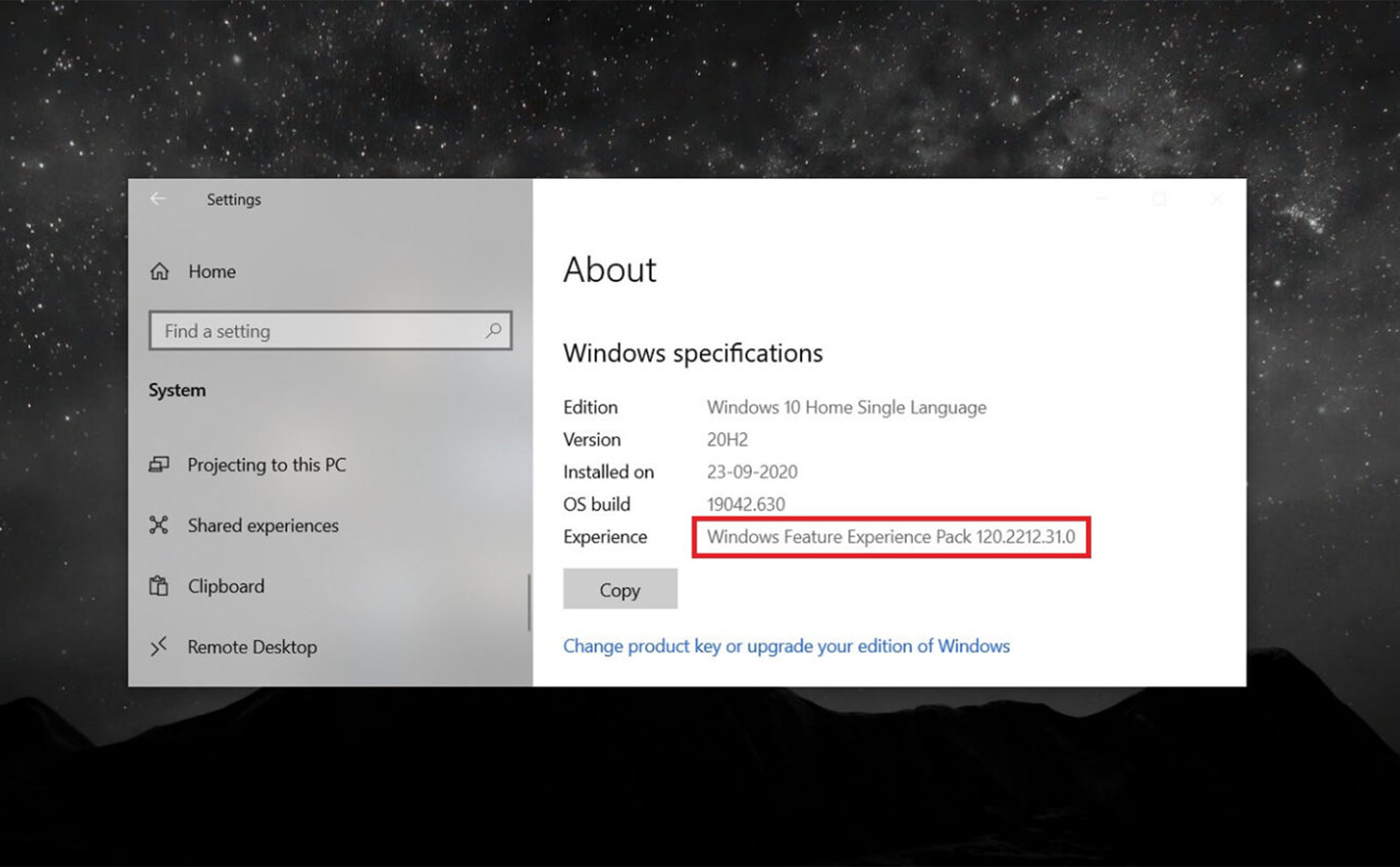 Microsoft feature pack. Windows feature experience Pack. Windows feature experience Pack что это 120.2212.31.0. Поделиться Windows 10. Windows feature experience Pack 120.2212.551.0.