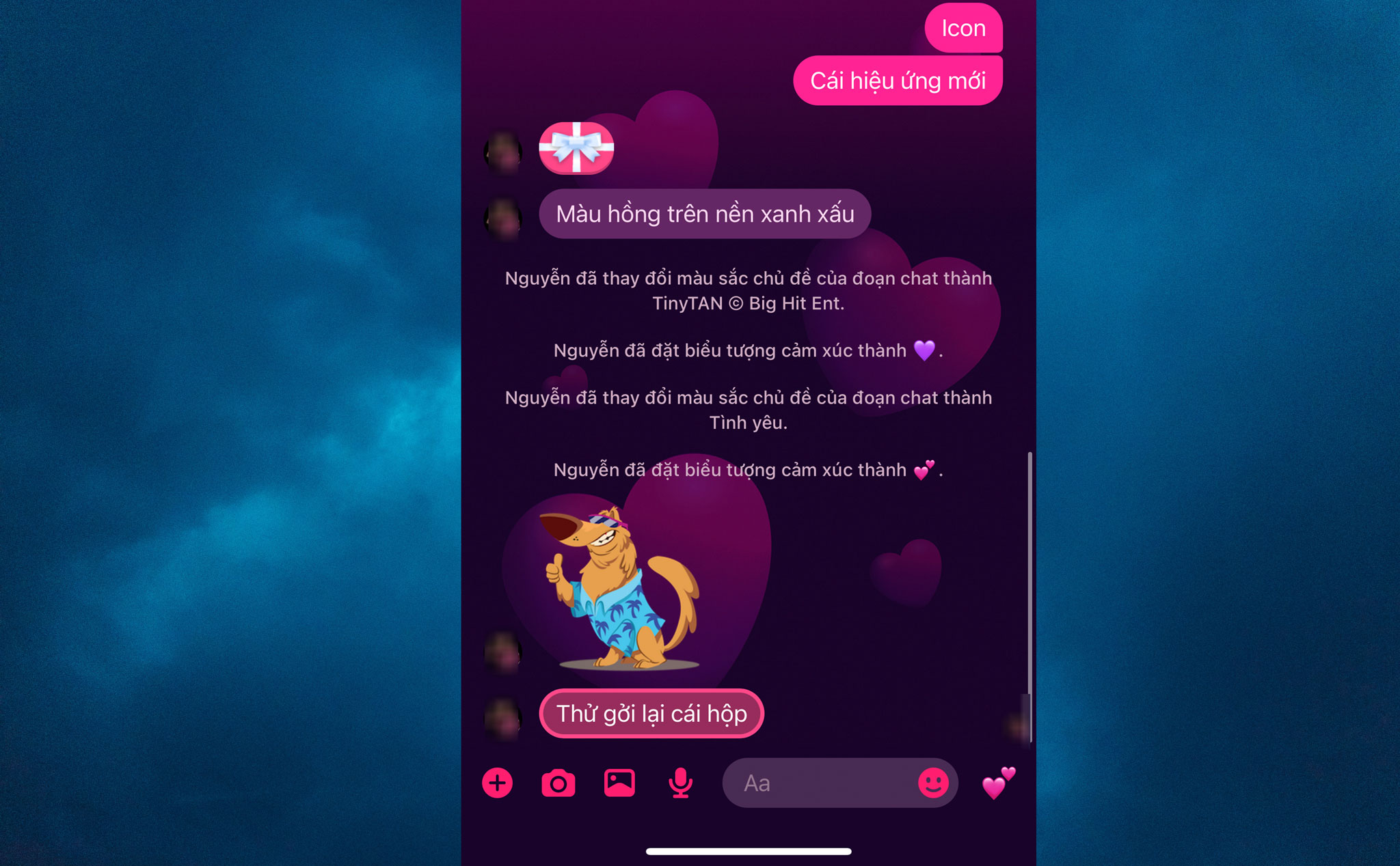 Tin nhắn, Messenger, quà tặng: Những tin nhắn và quà tặng được gửi đến bạn qua Messenger luôn đem đến niềm vui và hạnh phúc cho cuộc sống của bạn. Hãy tạo ra những thông điệp độc đáo và cực kỳ ý nghĩa để gửi đi và thay đổi cuộc đời của mọi người.