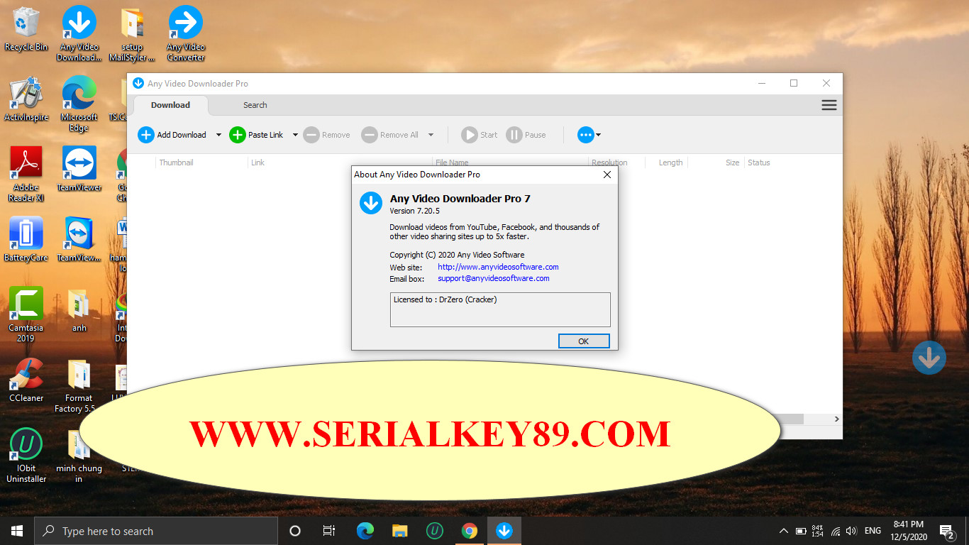 instaling Any Video Downloader Pro 8.5.10