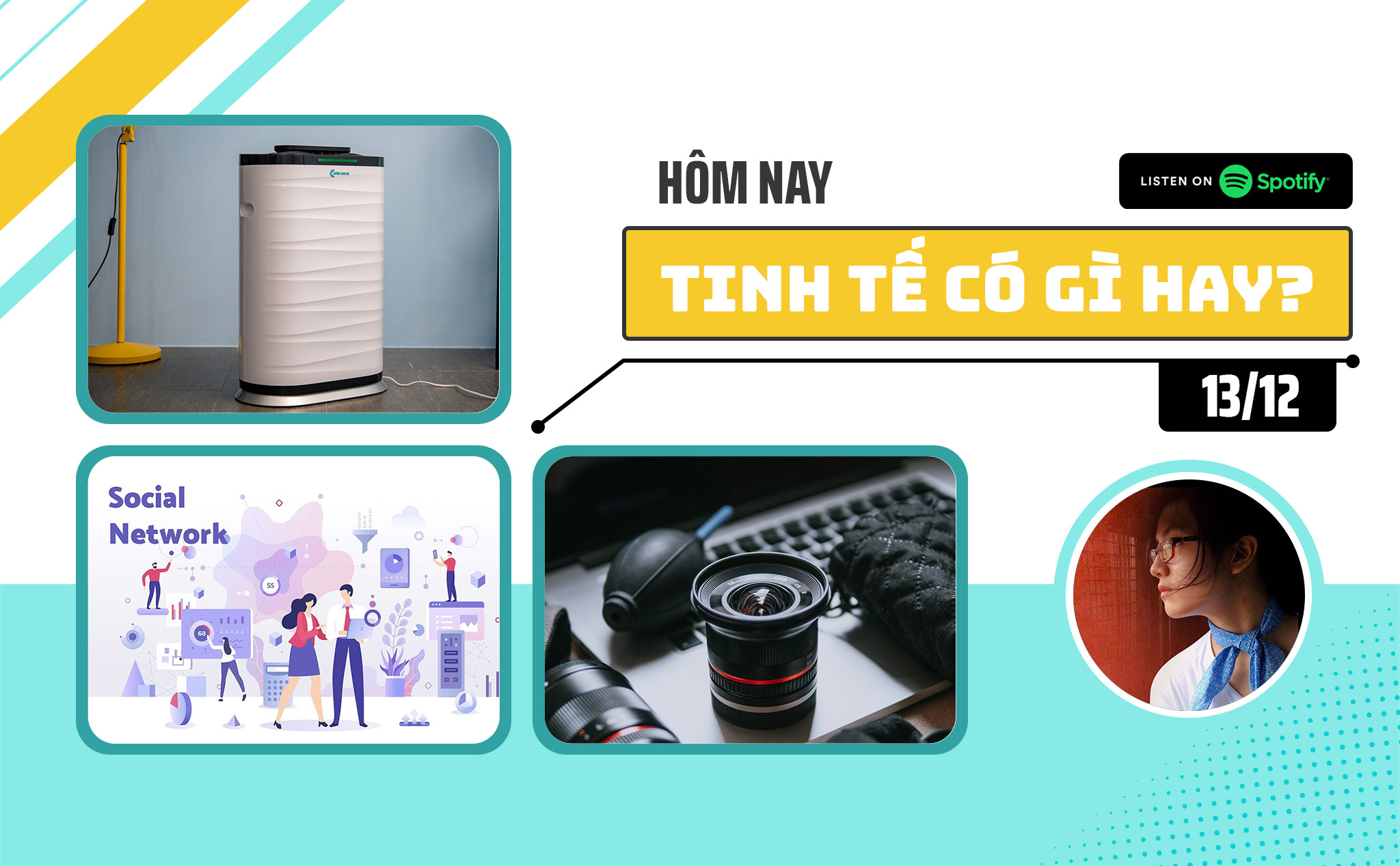 Tinh tế Radio 13/12: Trên tay máy lọc không khí Ebraco E600; Chúng ta có bị  MXH theo dõi không?