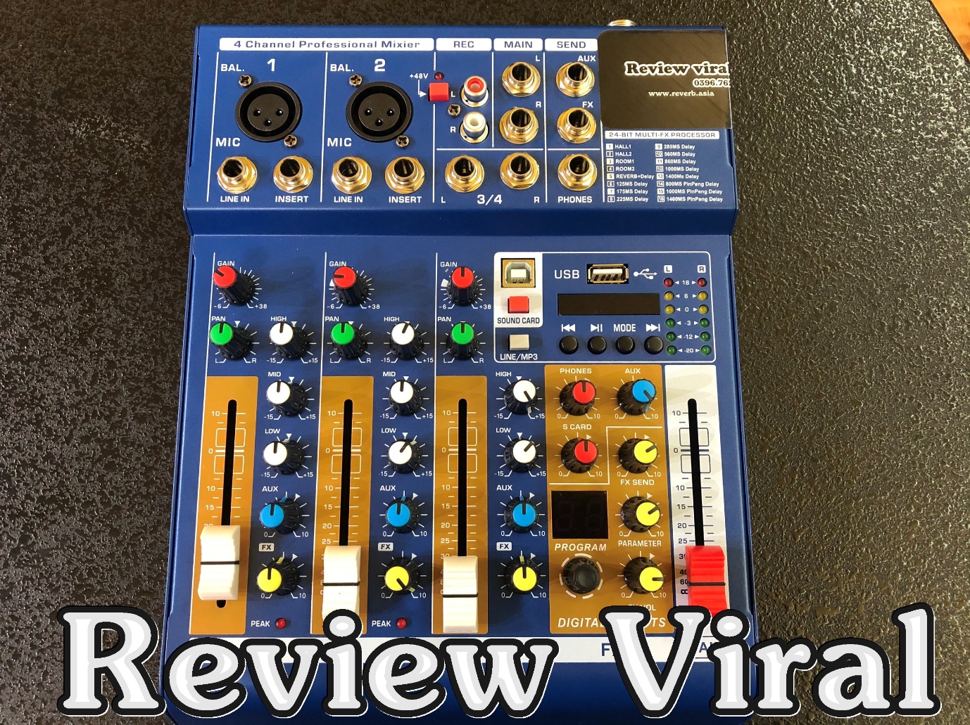 Giới thiệu mixer karaoke reverb NK F8a mọi người cùng tham khảo Viết