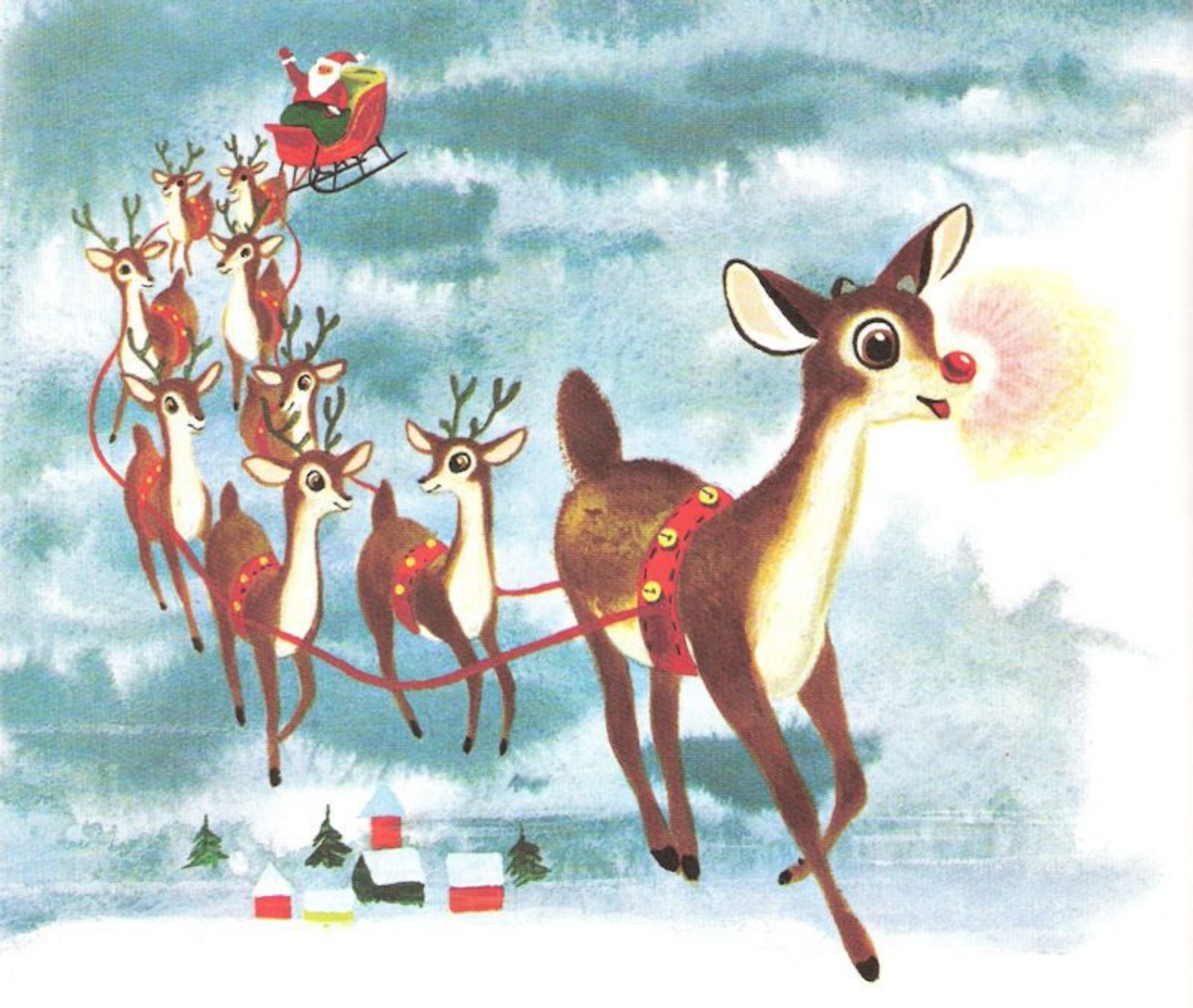 Ông già Noel và bầy tuần lộc đêm Giáng sinh: Hình ảnh Ông già Noel luôn là một phần không thể thiếu trong mùa Giáng sinh. Thêm vào đó là những chú tuần lộc đáng yêu càng khiến hình ảnh này trở nên thú vị và ấm áp hơn bao giờ hết. Hãy xem ngay để cảm nhận không khí noel đang đến gần.