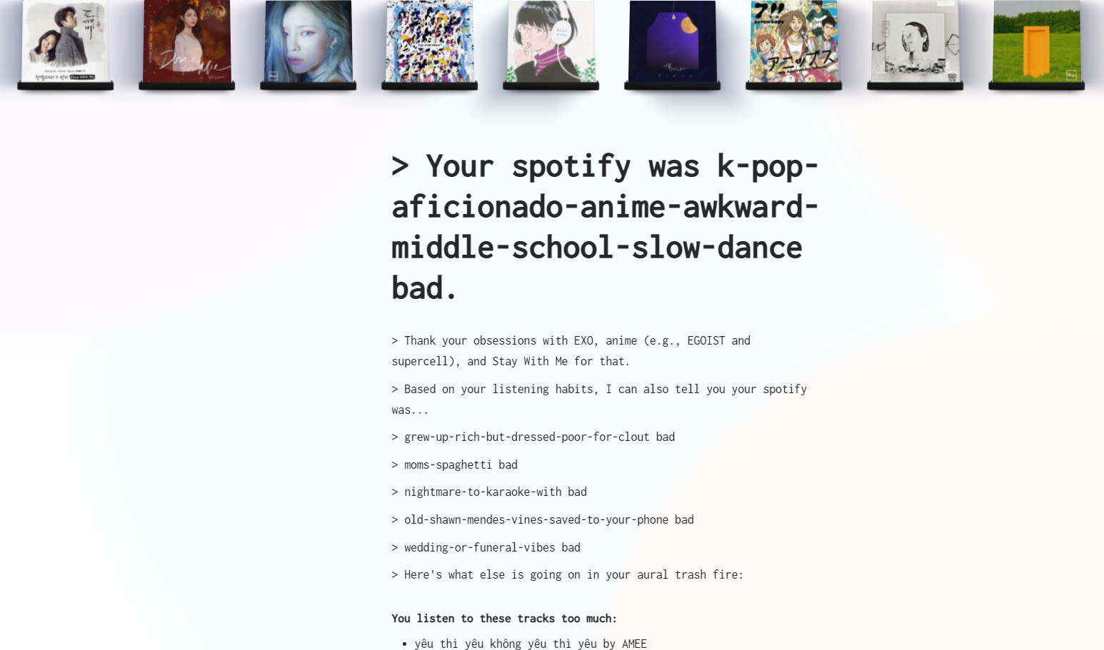Mời anh em sử dụng AI để đánh giá gu nhạc của mình trên Spotify