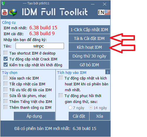 Link Tải Idm Full Toolkit 4.7 Mới Nhất - Ptk911