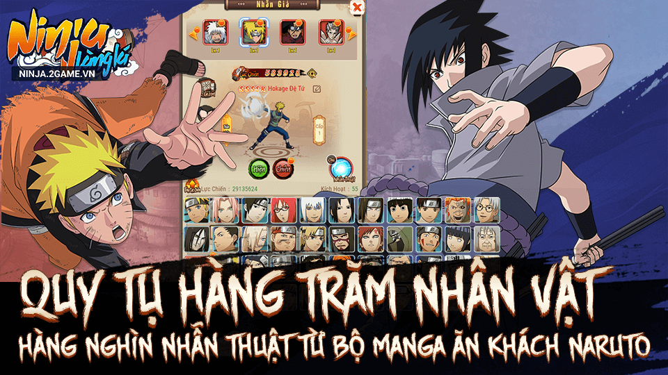 Game đấu tướng Ninja Làng Lá Mobile cập bến Việt Nam 1