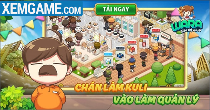 WARA – Siêu Thị Vui Vẻ là tựa game mobile casual với hình ảnh bắt mắt Wara-1