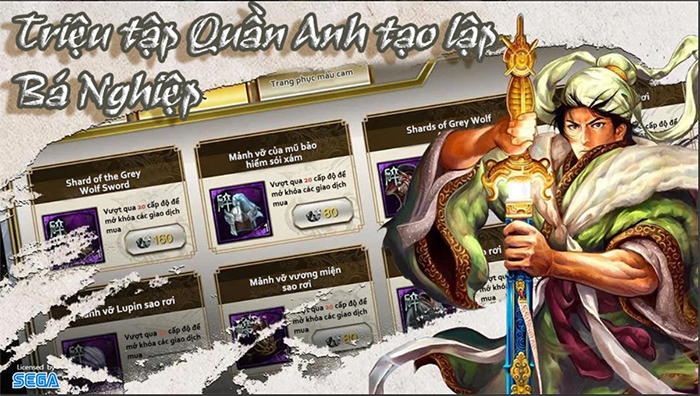 Tam Quốc Chí Đại Chiến mobile - game chiến thuật 3Q được ủy quyền chính hãng từ SEGA