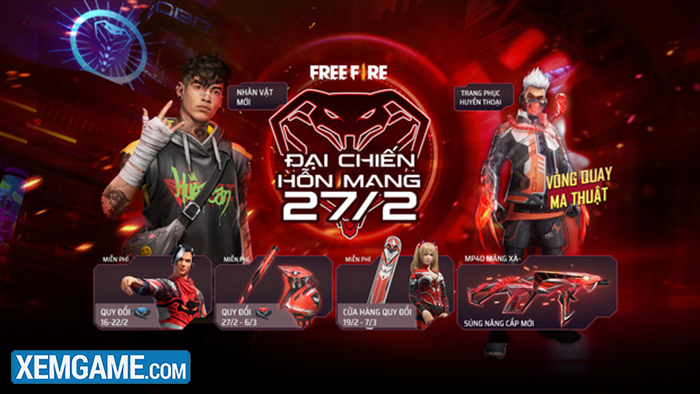 Free Fire: Sự kiện Đại Chiến Hỗn Mang đem đến chuỗi liên hoàn quà tặng cực xịn