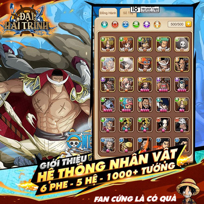 Chơi Đại Hải Trình mobile có cảm giác như đang xem lại anime One Piece vậy 