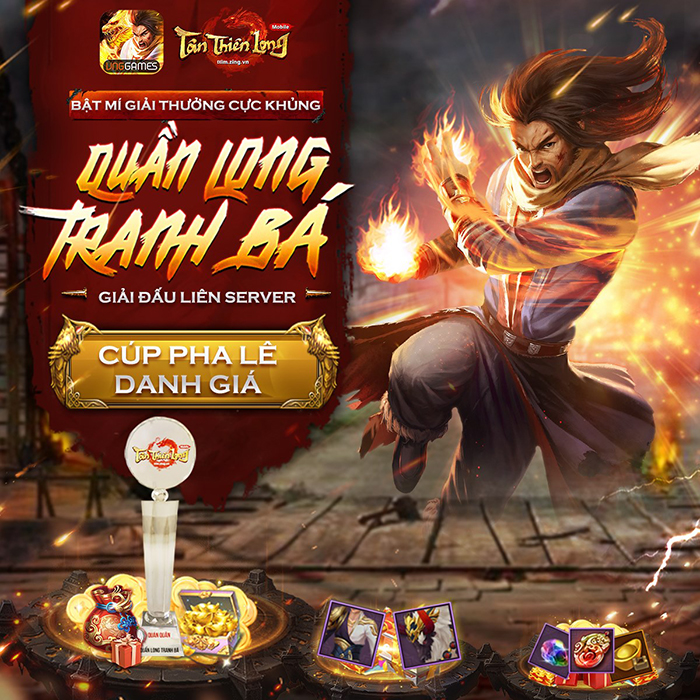 Tân Thiên Long Mobile khuấy động tháng sinh nhật cùng giải đấu liên server “Quần Long Tranh Bá” 