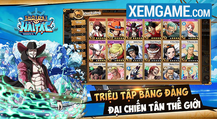 Thời Đại Hải Tặc GOSU có gameplay đấu tướng đậm chất One Piece 